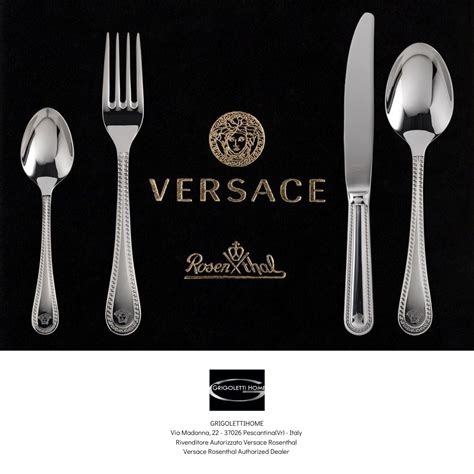 posate dela versace|versace greek dinnerware.